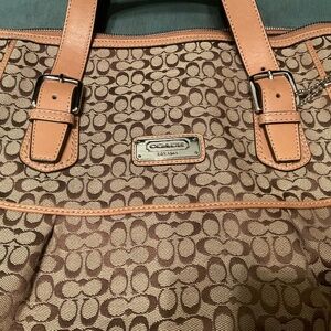 Coach duffle bag with removable crossbody strap